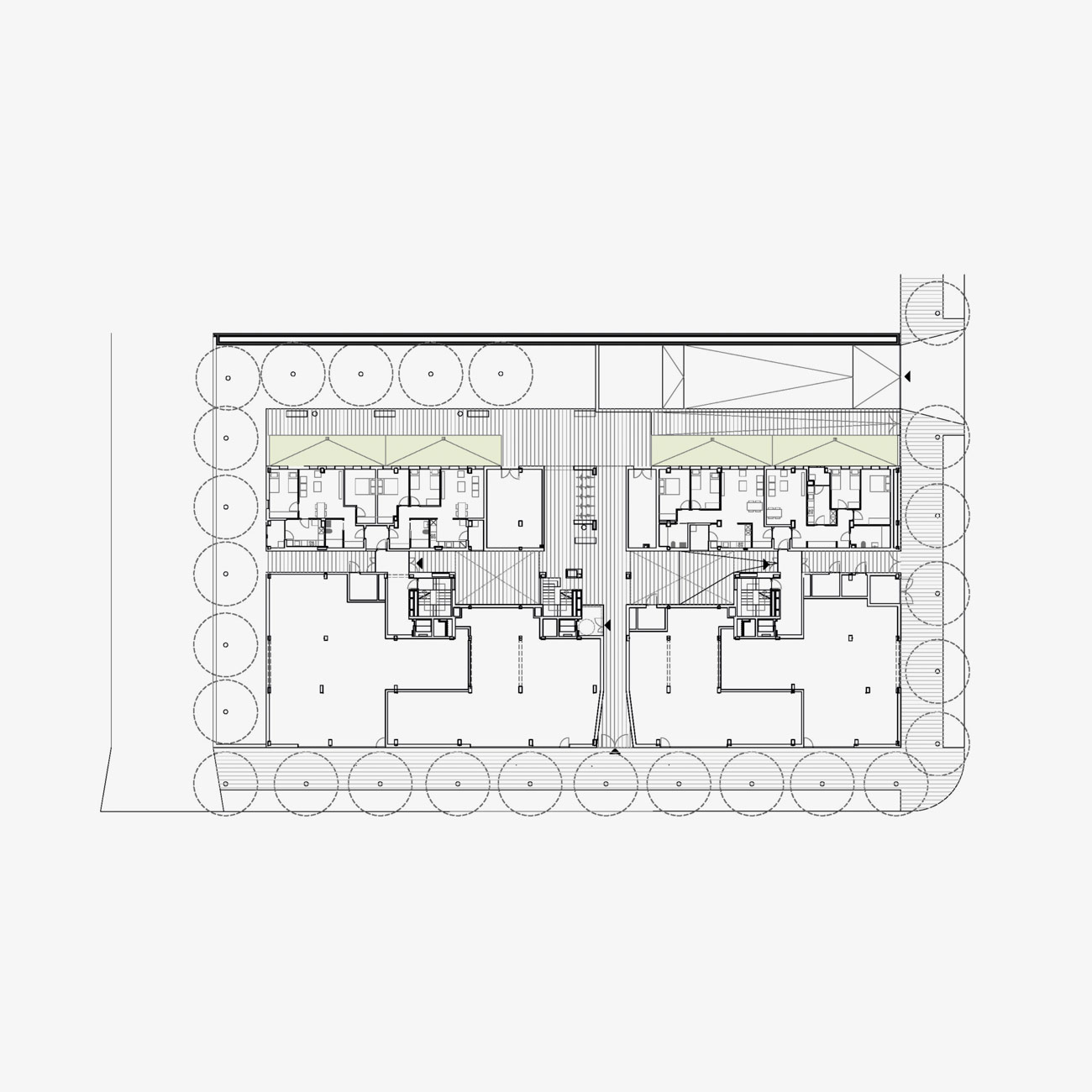 Edificio Cañaveral vista plano planta